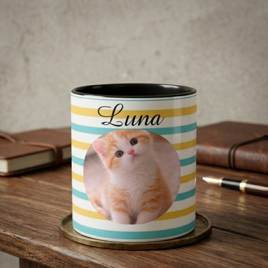 猫の名前入りのマグカップ 面白い猫好きへのギフト マグカップ