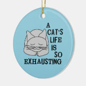 猫の命 セラミックオーナメント (左)