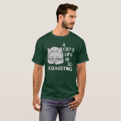 猫の命 Tシャツ (正面フル)