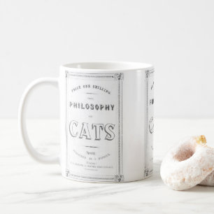 猫の哲学 コーヒーマグカップ