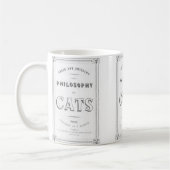 猫の哲学 コーヒーマグカップ (左)