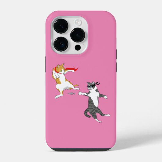 猫の喧嘩 Case-Mate iPhoneケース iPhone 14 Proケース (裏面)