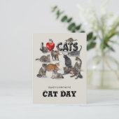 猫の国際的日 ポストカード (スタンド正面)