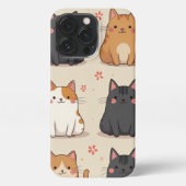 猫の声 iPhoneケース (裏面)