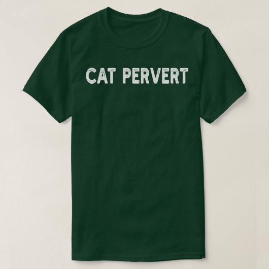 猫の変態 Tシャツ (デザイン正面)