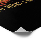 猫の夕日が欲しいものはヴィンテージ ポスター (角)