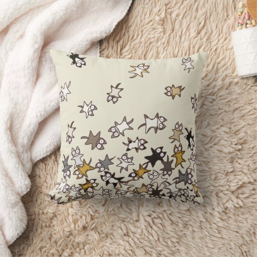 猫の多く クッション (ブランケット)