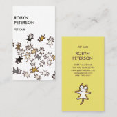 猫の多く 名刺 (正面/裏面)