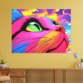 猫の夢 キャンバスプリント (インサイチュ (リビング))