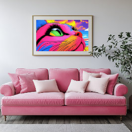 猫の夢 キャンバスプリント