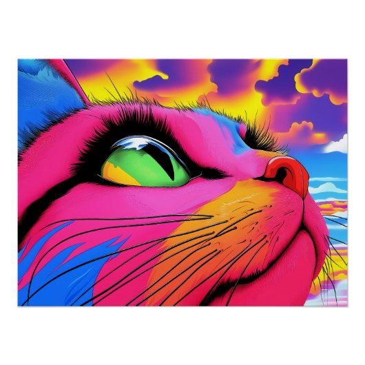 猫の夢 ポスター (正面)