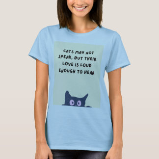 猫の大きな愛情 Tシャツ