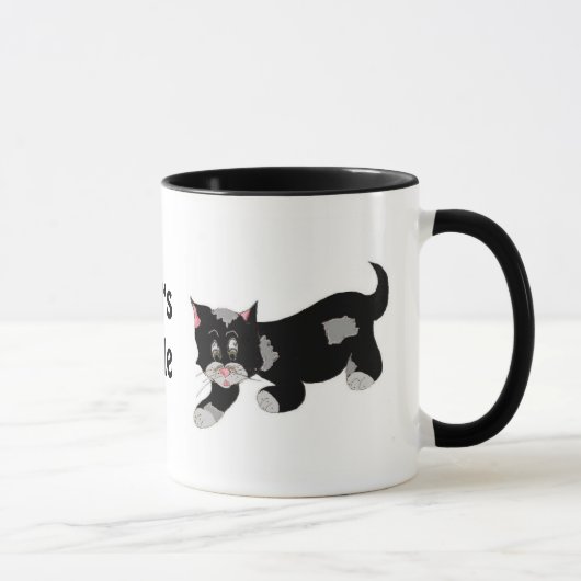 猫の天下 マグカップ (右)