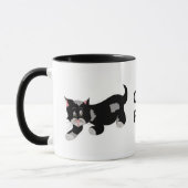 猫の天下 マグカップ (左)