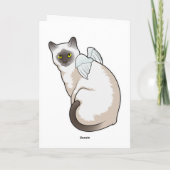 猫の天使の翼 カード (裏面)