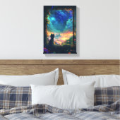 猫の天国 キャンバスプリント (インサイチュ (寝室))