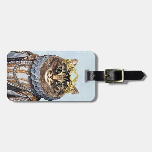 猫の女王2 ラゲッジタグ (正面横)