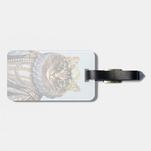 猫の女王2 ラゲッジタグ (裏面横)