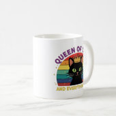 猫の女王 コーヒーマグカップ (正面右)