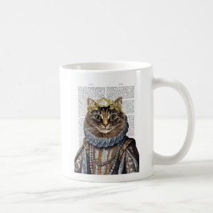 猫の女王 コーヒーマグカップ
