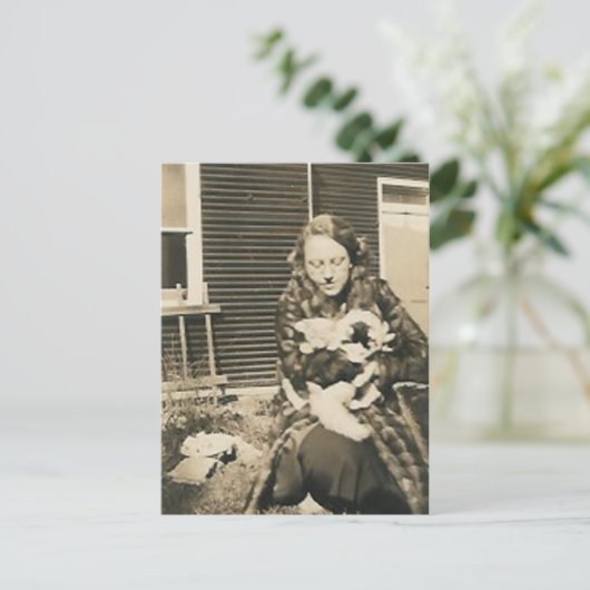 猫の女 ポストカード (スタンド正面)