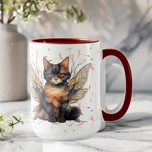 猫の妖精 2 マグカップ