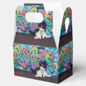 猫の姿勢…..キットンと落書きウォール フェイバーボックス (オープン)