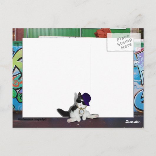 猫の姿勢…...猫っぽさ！ ポストカード (裏面)