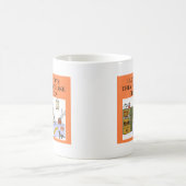 猫の嫌悪症のデザイン コーヒーマグカップ (中央)