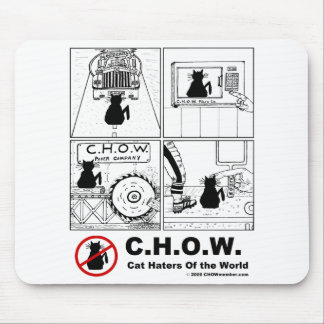 猫の嫌悪症の漫画のマウスパッド マウスパッド