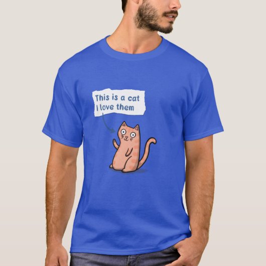 猫の子だ Tシャツ (正面)