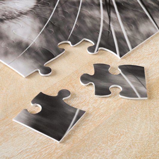 猫の子猫写真動物写真家 ジグソーパズル (側面)