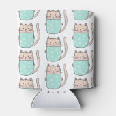 猫の子猫子猫模様 缶クーラー (裏面)