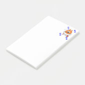 猫の子猫魚ノート ポストイット (アングル)