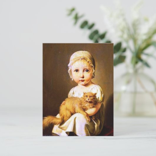 猫の子 ポストカード (スタンド正面)