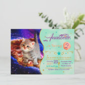 猫の宇宙ピザ 招待状 (スタンド正面)