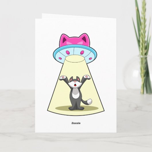 猫の宇宙船 カード (裏面)