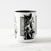 猫の宇宙飛行士 マグカップ (中央)