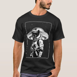 猫の宇宙飛行士 Tシャツ
