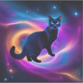 猫の宇宙 シール (正面)