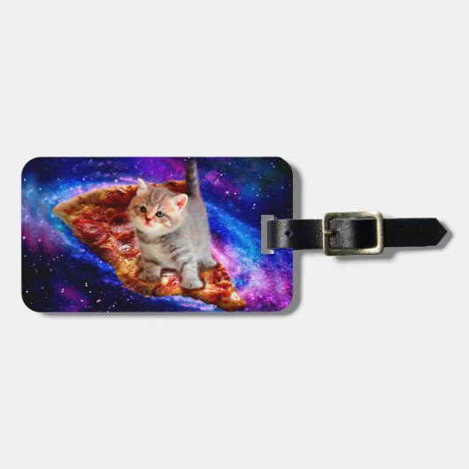 猫の宇宙 ラゲッジタグ (正面横)