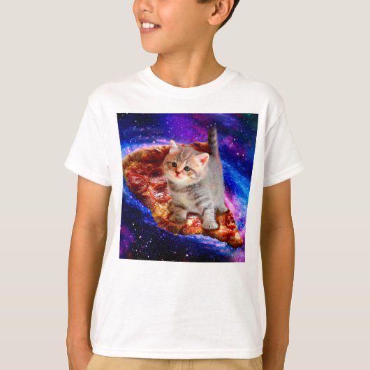 猫の宇宙 Tシャツ (正面)