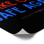 猫の安全を取り戻すおもしろい- Cat Safety認識度 ポスター (角)