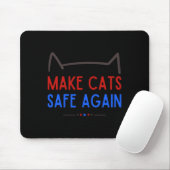 猫の安全を取り戻すおもしろい- Cat Safety認識度 マウスパッド (マウス)