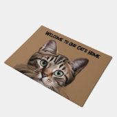 猫の家へようこそ ドアマット (アングル)