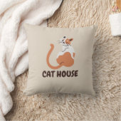 猫の家まくらカバー クッション (ブランケット)