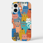 猫の家族 Case-Mate iPhoneケース (裏面)