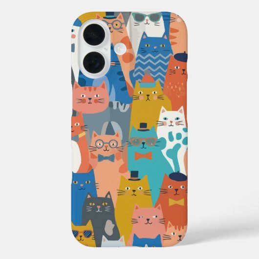 猫の家族 Case-Mate iPhoneケース (裏面)