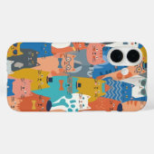 猫の家族 Case-Mate iPhoneケース (裏面 (横))