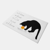 猫の家 ドアマット (アングル)